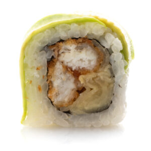 suzuki roll con pesce bianco
